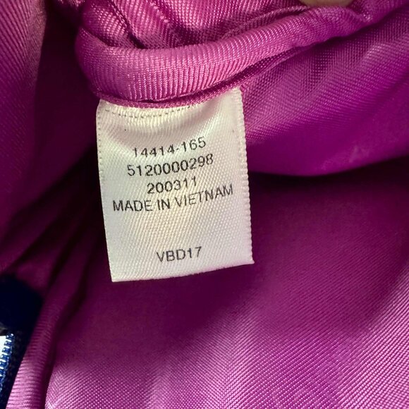 VERA BRADLEY African Violet Floral/Leopard Print Quilted Crossbody Bag - Picture 8 of 10